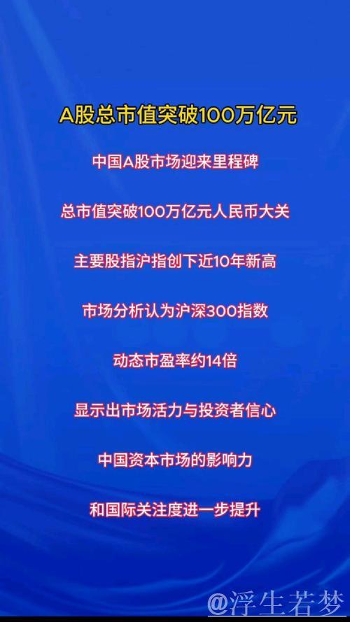 A股总市值突破100万亿元 资本市场结构向好生态向优